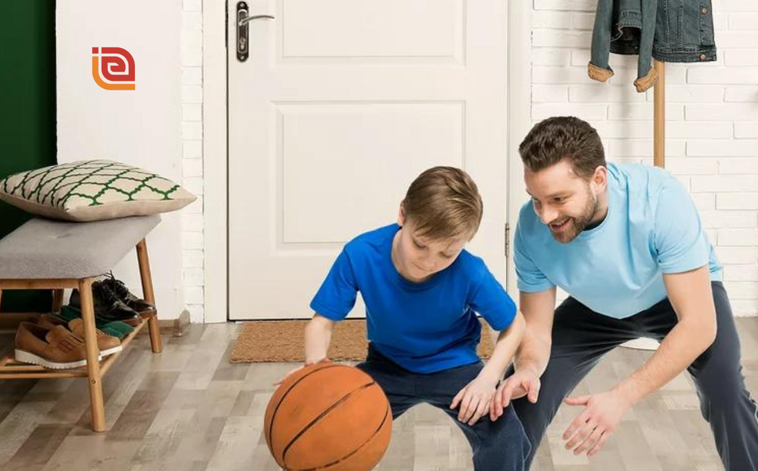 "Slam Dunk Fun: Playful Ways to Keep Kids Safe and Active Indoors!"