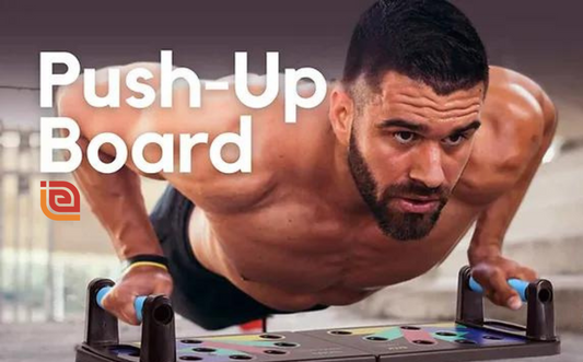 "Maximize Your Strength and Endurance with the Versatile Folding Push-up Board!"
