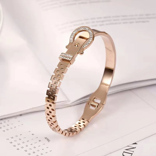 Stylish Stainless Steel Cuff Bracelet