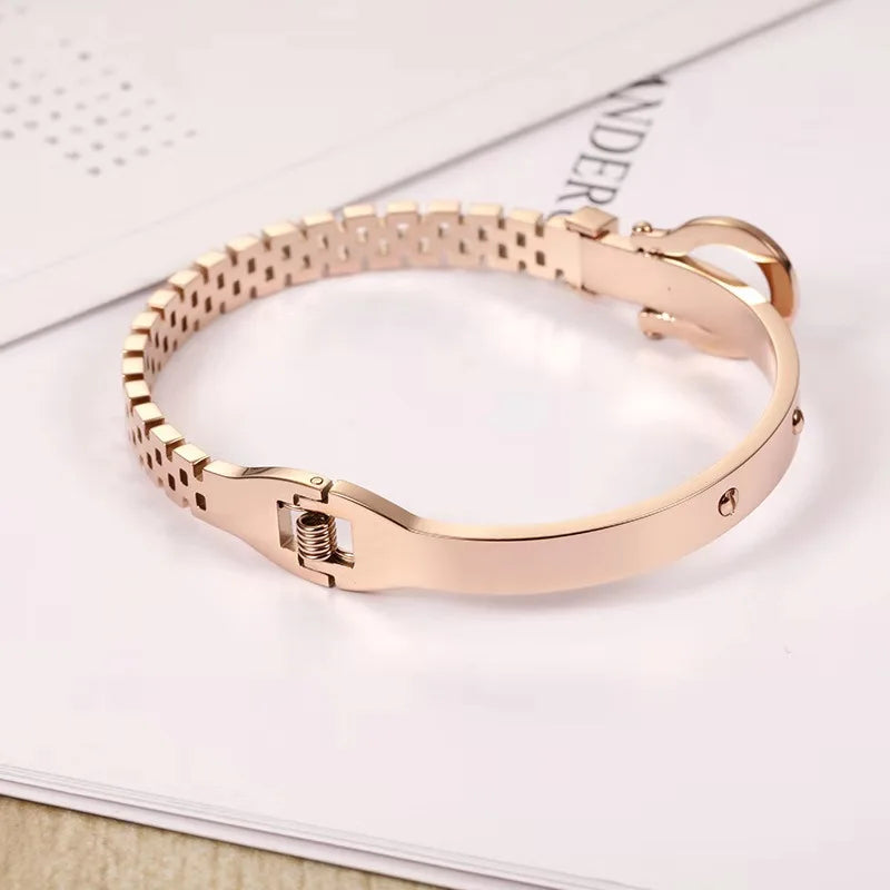 Stylish Stainless Steel Cuff Bracelet