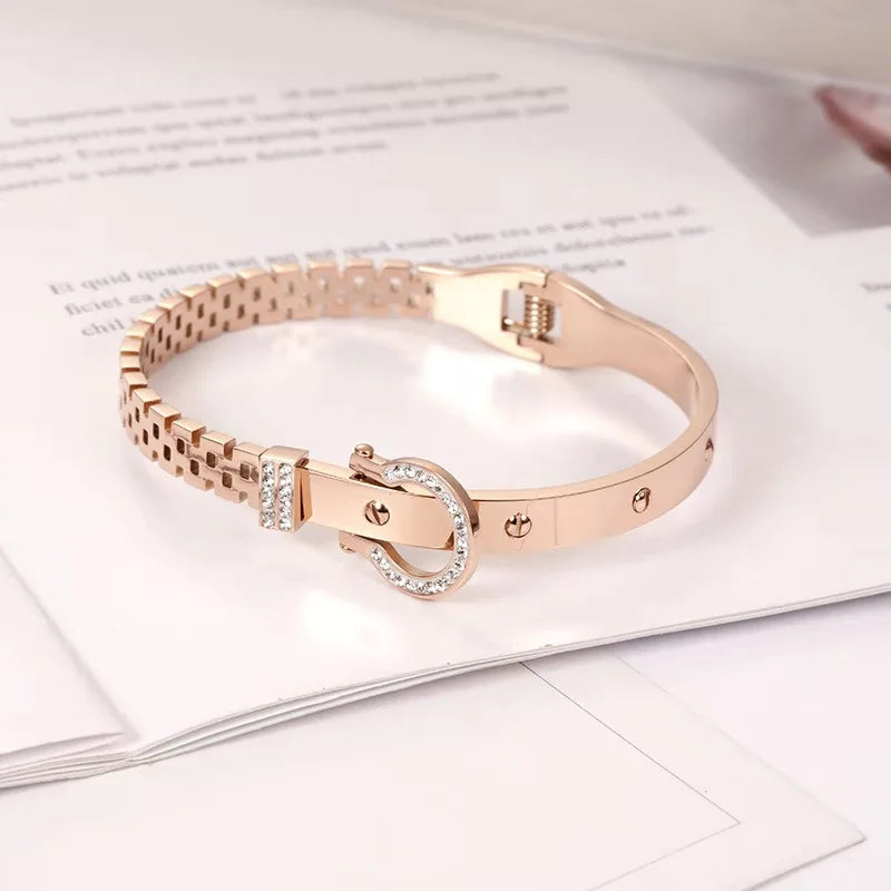 Stylish Stainless Steel Cuff Bracelet