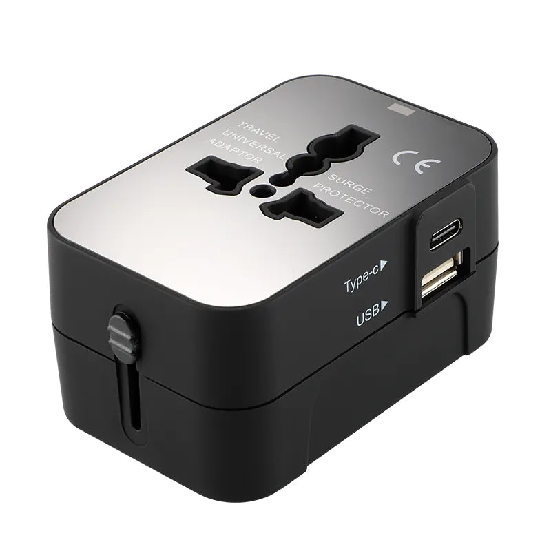 Universal Adapter with Dual USB Port