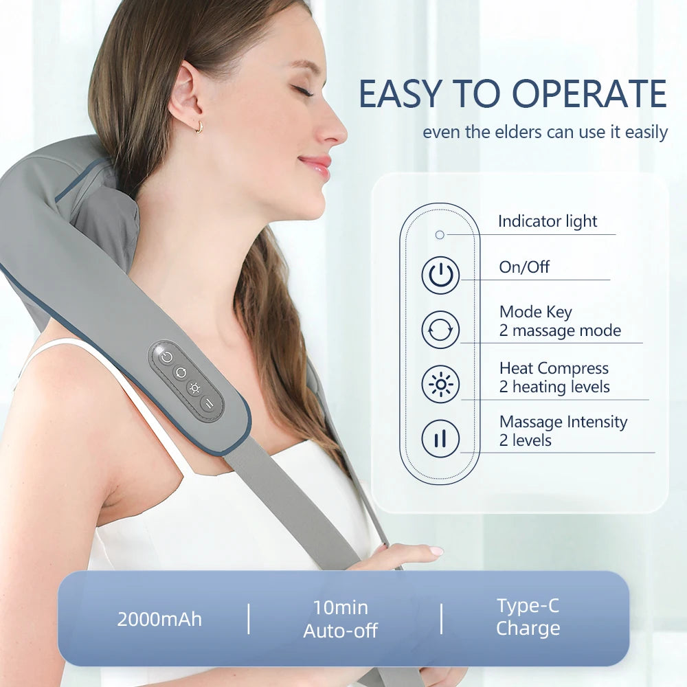 Essentialz Wireless Neck and Back Massager